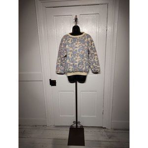 Pre-2000's  Quilted Paisley Reversible Sweater
